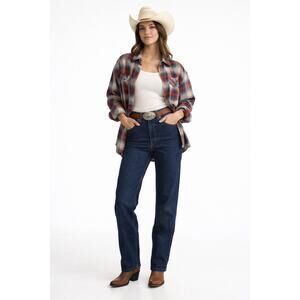 Vintage early 90's Deadstock Wrangler USA Made Cowboy Cut Slim Fit Jeans 7x34